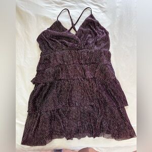 purple dress